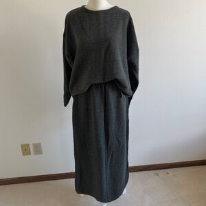 Vintage Willow Skirt Set Dark Green Medium